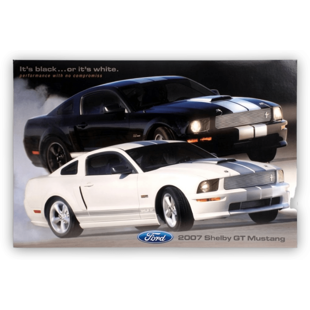 Shelby GT B&W Poster - Ford Show Parts